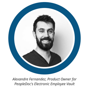 Alex Fernandez, Electronic Employee Vault Product Owner at PeopleDoc